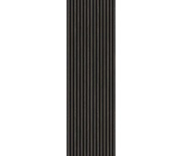€69 Per Paneel -  SUPERMAT 52x260 cm DIEP ZWART EIKEN akoestische wand panelen lattenwand met Vilt 