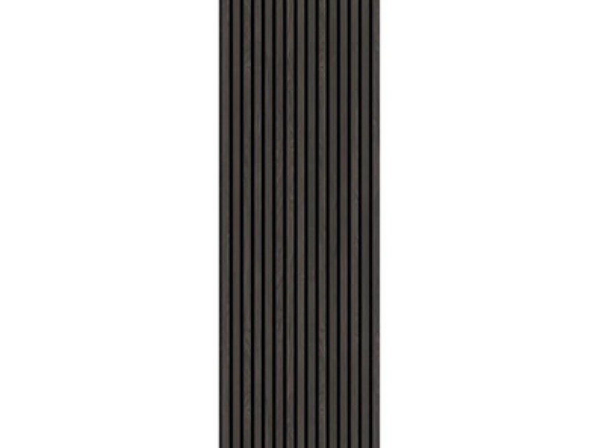 €69 Per Paneel -  SUPERMAT 52x260 cm DIEP ZWART EIKEN akoestische wand panelen lattenwand met Vilt 