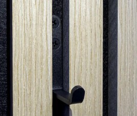 MODERN - Jashaak voor Akupanel - Mat Zwart ( Inclusief Schroeven )