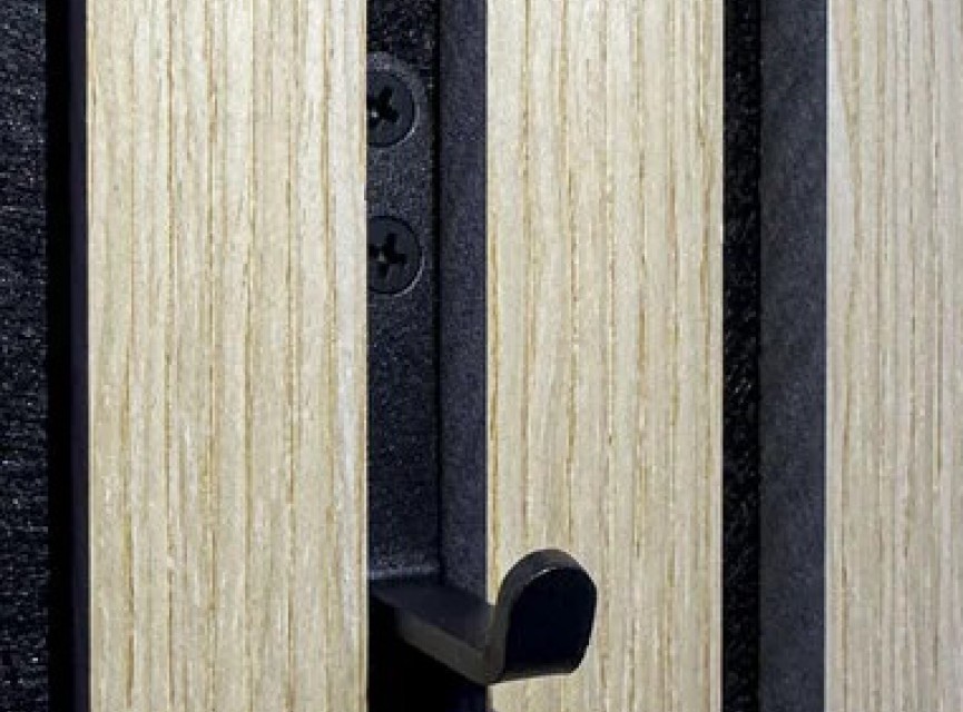 MODERN - Jashaak voor Akupanel - Mat Zwart ( Inclusief Schroeven )