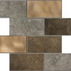 Oppio Koper XL Taupe Grijs METRO - Zelfklevend Mozaiek 30.5x30.5x4mm
