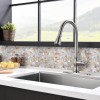 Oppio Gunmetal MINI Hexagon - Zelfklevend Mozaiek 305.9x306.8x4mm