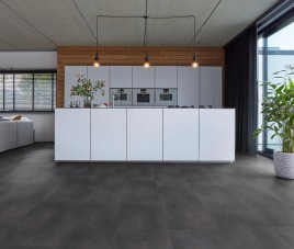 Berlijn tegel pvc dryback micro-bevel 4V - Anthracite 450x900
