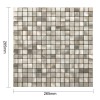 Oppio Geborsteld MINI blokjes Goud - Zelfklevend Mozaiek 265x265x4mm