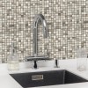 Oppio Geborsteld MINI blokjes Goud - Zelfklevend Mozaiek 265x265x4mm