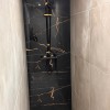 Latina Goud Zwart hoogglans 60x120 vloertegel en wandtegel
