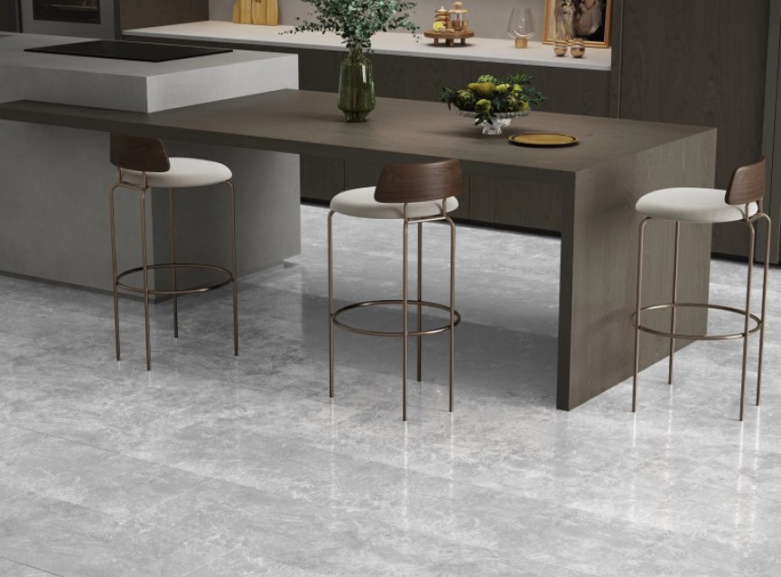 Falquon Stone Q1020 Martico Grigio Hoogglans Tegel Laminaat