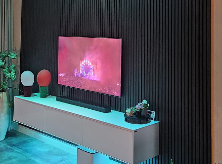€37 Per Paneel - SUPERMAT 60x260 cm Zwart Eiken ( Black Oak ) akoestische wand panelen lattenwand met Vilt