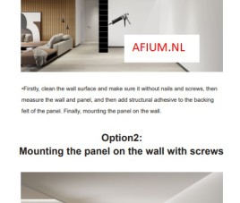 Oppio €45 PER PANEEL - 60x260 cm WENGE akoestische wand panelen