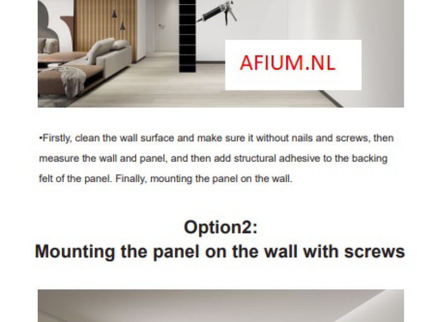 Oppio €45 PER PANEEL - 60x260 cm WENGE akoestische wand panelen