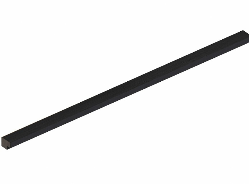 Eindlat Lattenwand kleur: Eiken Zwart 280x27x21