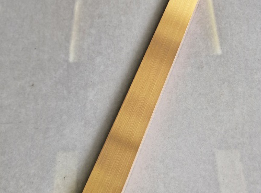 Cover voor Akupanel - 20cm - Gebrosteld GOUD