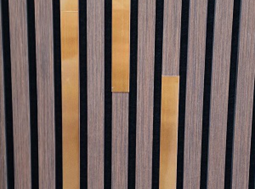 Cover voor Akupanel - 20cm - Gebrosteld GOUD