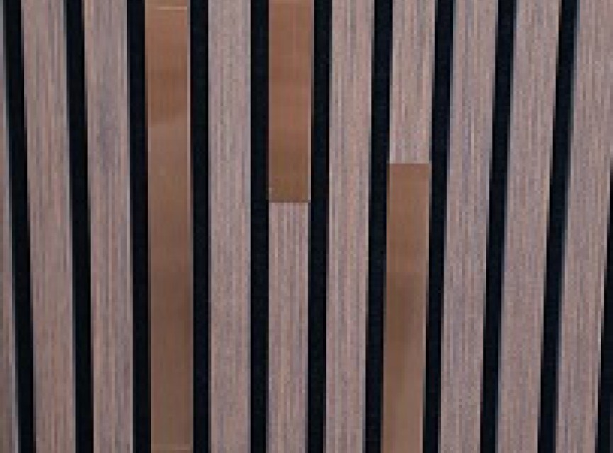 Cover voor Akupanel - 50cm - Gebrosteld ROSE