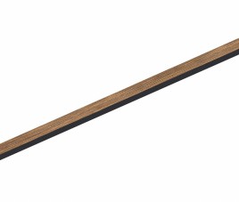 Eindlat Lattenwand kleur: Eiken Gerookt 280x27x21