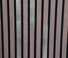 Cover voor Akupanel - 20cm - Gebrosteld ZILVER