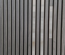 Cover voor Akupanel - 20cm - Gebrosteld ZILVER