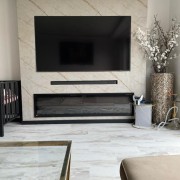 Palermo marmerlook calacatta rigid PVC klik vloeren tegel formaat Gold met geïntegreerde ondervloer 
