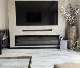 Palermo marmerlook calacatta rigid PVC klik vloeren tegel formaat Gold met geïntegreerde ondervloer 