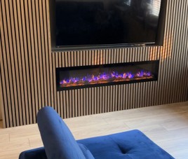€45 Per Paneel - SUPERMAT 60x260 cm LICHT WALNOOT Eiken akoestische wand panelen lattenwand met Vilt