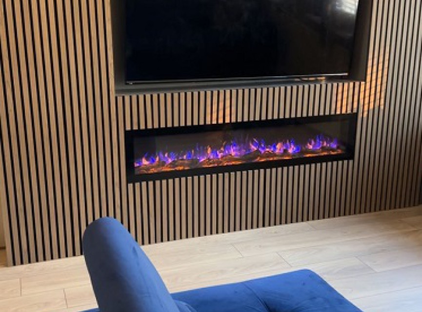 €37 Per Paneel - SUPERMAT 60x260 cm LICHT WALNOOT Eiken akoestische wand panelen lattenwand met Vilt