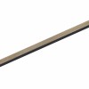 Eindlat Lattenwand kleur: Walnoot 280x27x21