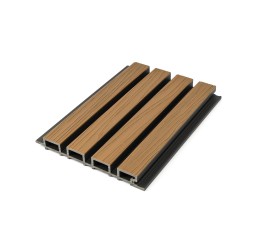 OPPIO TEAK+Zwart - Gevelbekleding – Composiet | 290 x 22 cm | Gevel | Tuin