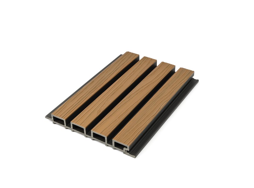OPPIO TEAK+Zwart - Gevelbekleding – Composiet | 290 x 22 cm | Gevel | Tuin