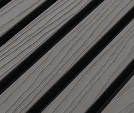 OPPIO SilverGrey +Zwart - Gevelbekleding – Composiet | 290 x 22 cm | Gevel | Tuin