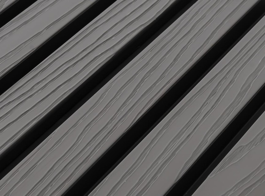 OPPIO SilverGrey +Zwart - Gevelbekleding – Composiet | 290 x 22 cm | Gevel | Tuin