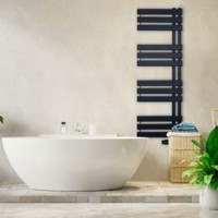 Handdoekradiator zwart