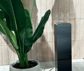 Mersense | Burano Diffuser Zwart / Goud - Dekking tot 900m3