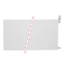 60x80 cm Type 22 - 1751 Watt - Oppio Paneelradiator Compact 6 vlakke voorzijde - Wit (Ral 9016)