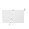 40x120 cm Type 22 - 1936 Watt - Oppio Paneelradiator Compact 6 gegroefde voorzijde - Wit (Ral 9016)