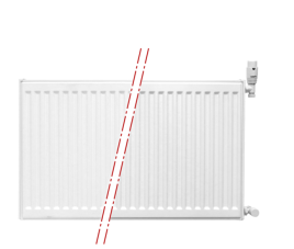 60x100 cm Type 22 - 2189 Watt - Oppio Paneelradiator Compact 6 geribbelde voorzijde - Wit (Ral 9016)