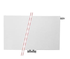 40x220 cm Type 22 - 3542 Watt - ECA Paneelradiator Compact 8 vlakke voorzijde - Wit (Ral 9016)
