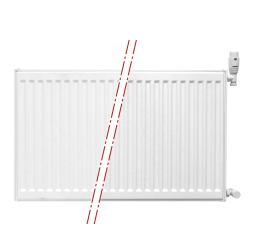 40x160 cm Type 22 - 2581 Watt - Oppio Paneelradiator Compact 6 geribbelde voorzijde - Wit (Ral 9016)
