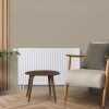 40x260 cm Type 22 - 4186 Watt - Oppio Paneelradiator Compact 6 geribbelde voorzijde - Wit (Ral 9016)