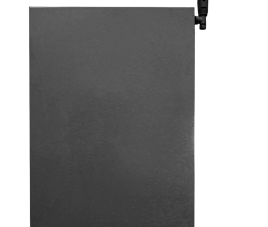 90x120 cm Type 22 - 3521 Watt - Oppio Paneelradiator Compact 6 vlakke voorzijde - Mat Zwart (Ral 9005)