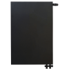 90x120 cm Type 22 - 3521 Watt - Oppio Paneelradiator Compact 6 vlakke voorzijde - Mat Zwart (Ral 9005)