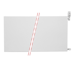 40x120 cm Type 22 - 1936 Watt - Oppio Paneelradiator Compact 6 vlakke voorzijde - Wit (Ral 9016)