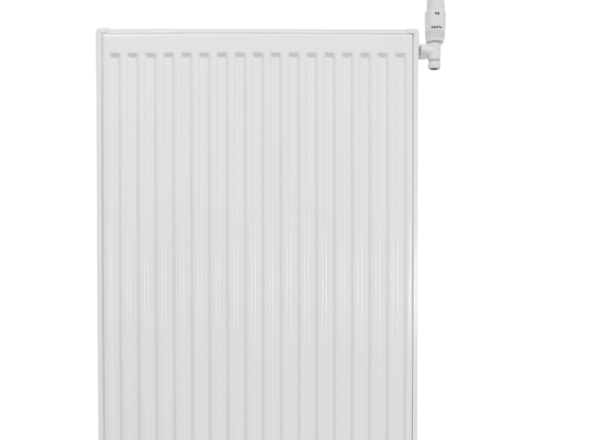 90x120 cm Type 22 - 3521 Watt - Oppio Paneelradiator Compact 6 geribbelde voorzijde - Wit (Ral 9016)