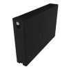 50x80 cm Type 22 - 1492 Watt - ECA Paneelradiator Compact 8 vlakke voorzijde - Mat Zwart (Ral 9005)