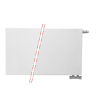 60x80 cm Type 22 - 1751 Watt - Oppio Paneelradiator Compact 6 vlakke voorzijde - Wit (Ral 9016)