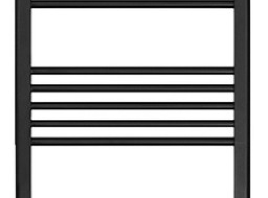 120x60 cm - Oppio Smart Digital Mat Zwart elektrische handdoekradiator (Ral 9005)