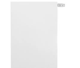 90x80 cm Type 33 - 3460 Watt - ECA Paneelradiator Compact 8 vlakke voorzijde - Wit (Ral 9016)