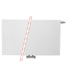 60x120 cm Type 33 - 3818 Watt - ECA Paneelradiator Compact 8 vlakke voorzijde - Wit (Ral 9016)