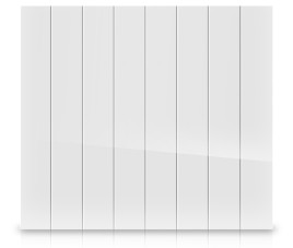 50x67,2 cm - 1500 Watt Ambiente elektrische paneelradiator - Wit (RAL 9016)