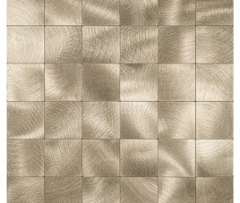 Oppio XL Geborsteld Goud - Grote blokken - Zelfklevend Mozaiek 305x305x4mm