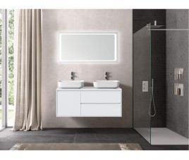 Florence Badmeubelset Birmingham 120cm Wit